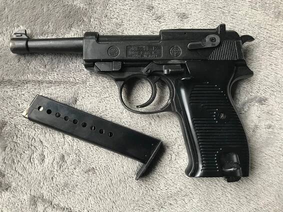 plynovka plynova expanzni akusticka pistole P38 Walther - Vojenské sběratelské předměty