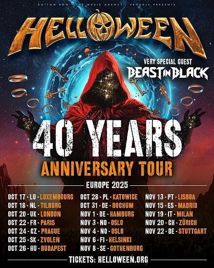 HELLOWEEN oslaví 40 let koncertním turné - Metalopolis | Novinky