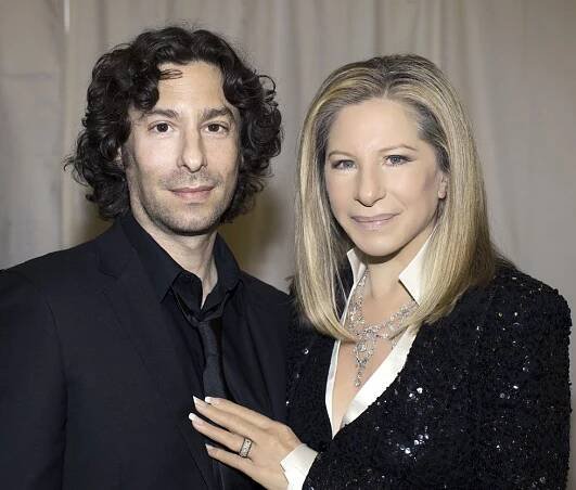 Jason Gould and his mother, Barbra Streisand. Photo by: Russell James