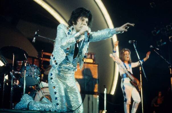 Gary Glitter performing