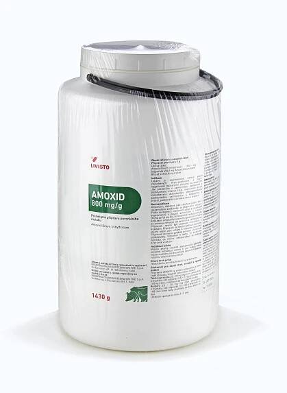 AMOXID 800 mg/g prášek pro přípravu perorálního roztoku – Sevaron