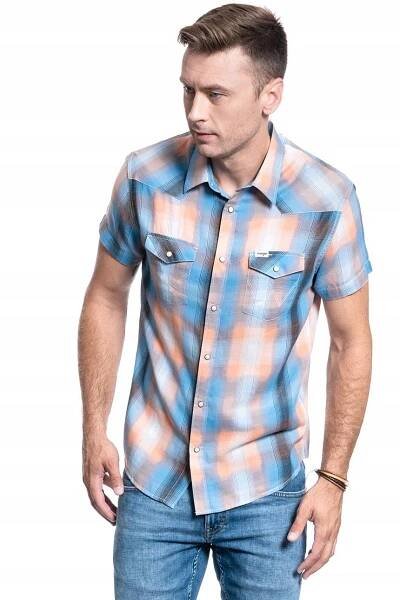 Pánská košile Wrangler SS WESTERN SHIRT M Značka Wrangler