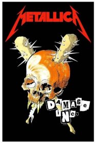 Official Band Merch | Metallica - Damage Inc. Printed Textile Poster