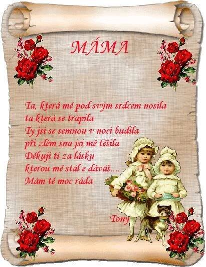 MÁMO,PŘÁNÍ PRO MAMINKU