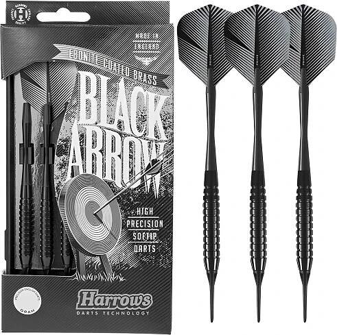 Harrows Black Arrow R Softip 16 g Šipky - Muziker