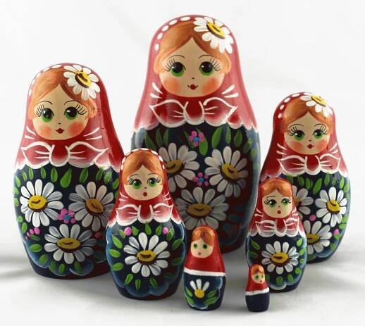 Dřevěné Stacking Doll na Matrjoska.net