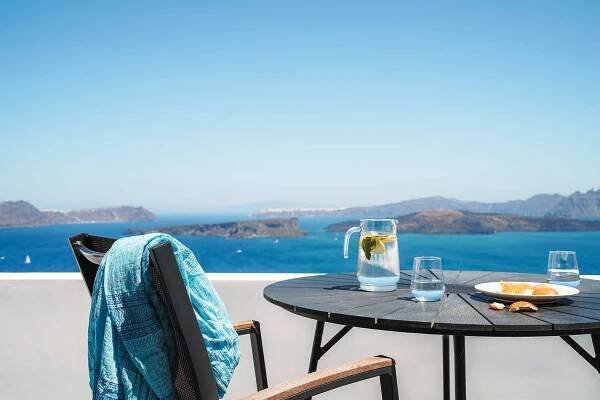 View from Santorini Villas