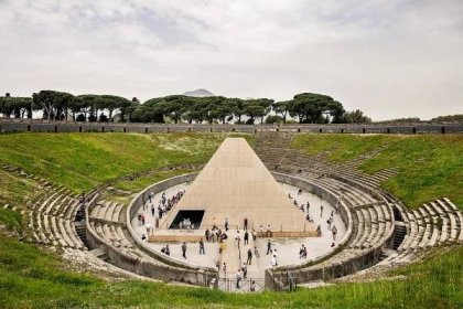 Amfitheater Pompeii, Italië