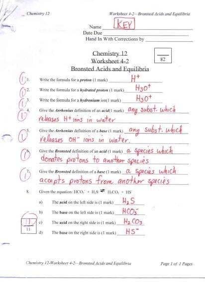 Printables Acids And Bases Worksheet Answers acids and bases worksheet answer key davezan acid davezan