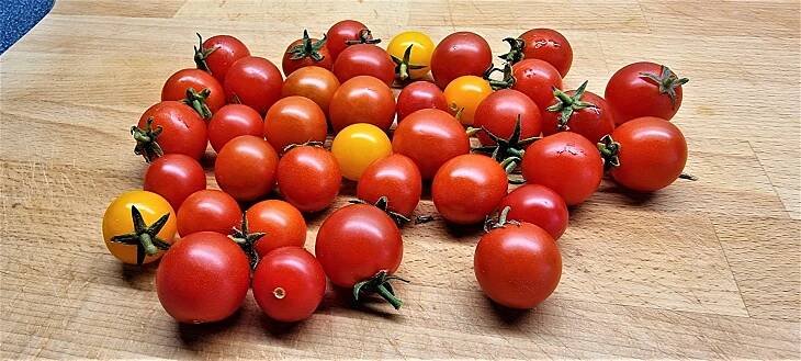 Sušená cherry rajčata v troubě - fotografie 2 - TopRecepty.cz