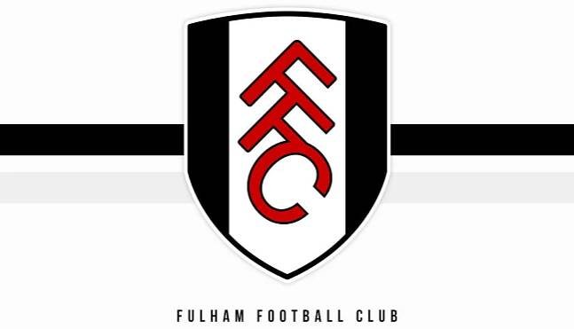 Fulham FC White Black Stripe Wallpaper