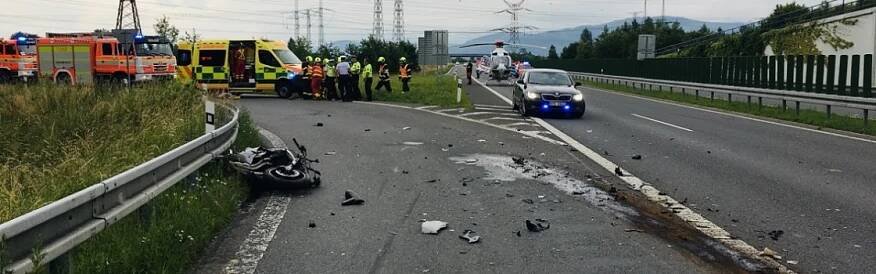 Policie zveřejnila podrobnosti k tragické nehodě motorkáře, který se snažil ujet před policejní kontrolou protisměrem