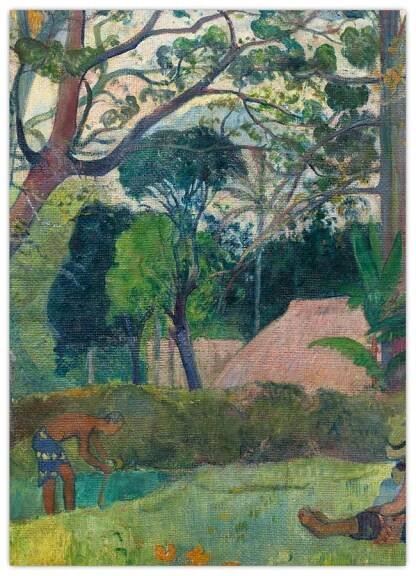 Obraz - Paul Gauguin, Te raau rahi (The Big Tree), reprodukce