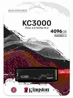 M.2 SSD disk Kingston KC3000 - 4 TB (SKC3000D-4096G)