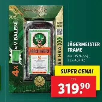 Lidl Jagermeister nabídka