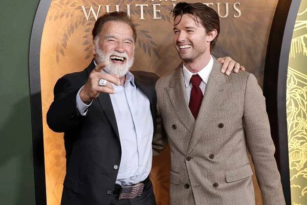 Arnold Schwarzenegger Shares Reaction to His Son Patrick Schwarzenegger’s White Lotus Nude Scene