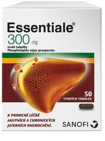 Essentiale 300 mg 50 tvrdých tobolek
