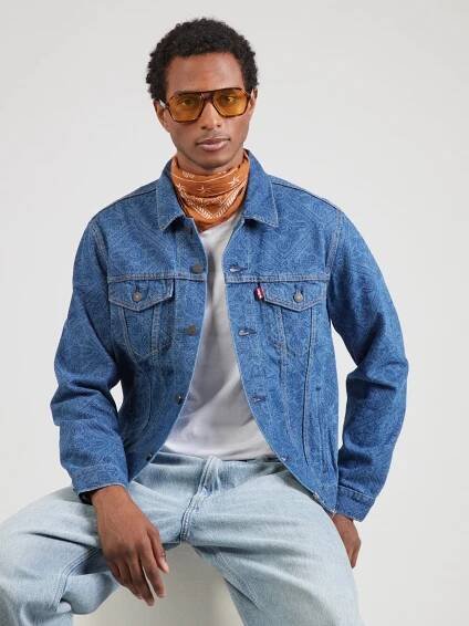 LEVI'S ® Přechodná bunda – modrá: přední strana