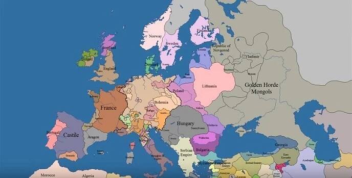 Tisíc let Evropy: Takhle se měnily hranice zemí starého kontinentu