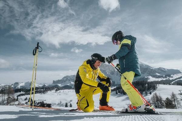 Ski Lessons for Children - Ski School Saslong in Ortisei - Italy