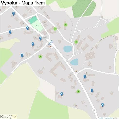 Vysoká - mapy | Kurzy.cz