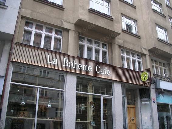 La Boheme Cafe | Sign Making GSP.cz