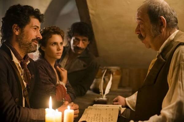 Ministerstvo času - Série 1 - Z filmu - Rodolfo Sancho, Aura Garrido, Nacho Fresneda
