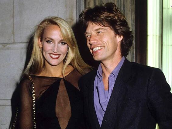 Jerry Hall and Mick Jagger