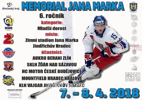 Dorostenecký memoriál v Jindřichově Hradci pošesté uctí památku Jana Marka | Jihočeský hokej