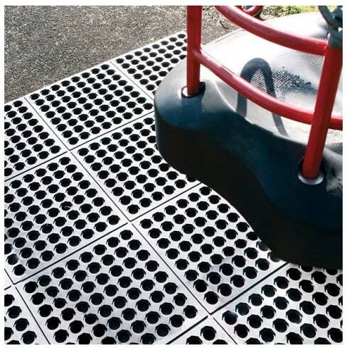 Rohož Fatigue-Step - černá 0.9m x 0.9m | Hermax Clean