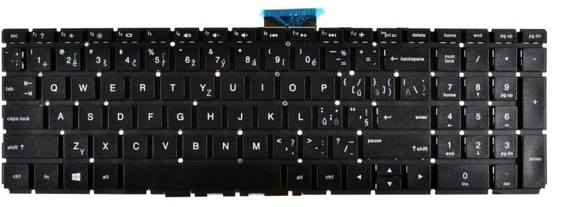 HP 17-BS513NG Klávesnice pro notebook - CZ / SK