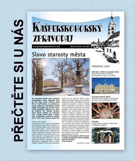 PŘEČTĚTE SI U NÁS: Kašperskohorský zpravodaj – prosinec 2022Za krásnější Vimperk