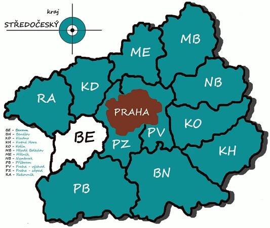 Sportovní hala a Městská sportoviště Králův Dvůr - Mapa – Střední Čechy