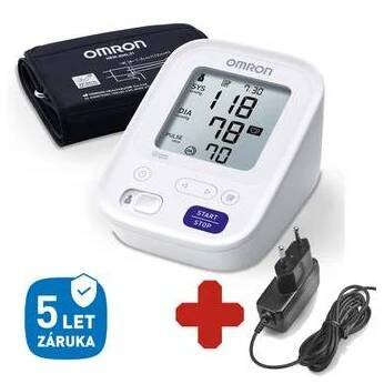 Tonometr OMRON M3 AC se síťovým zdrojem (SET)