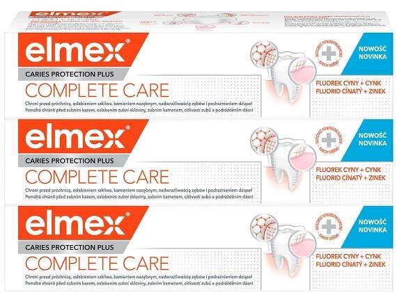 Zubní pasta Caries Plus Complete Protection 3 x