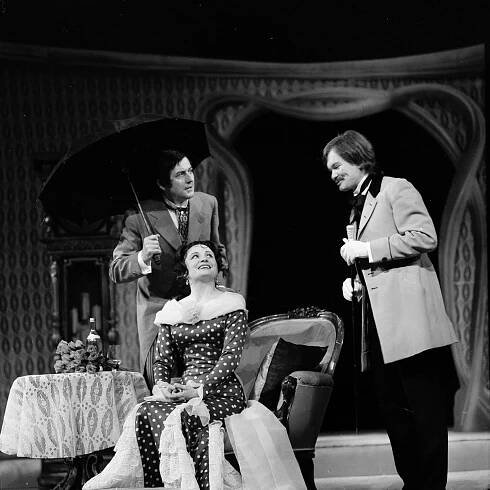 Třetí zvonění / Karel Soukup, Věra Papírková, Karel Knechtl / foto Bohuslava Maříková