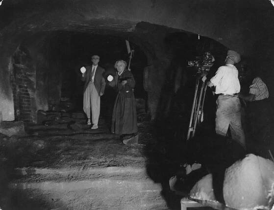 Alfred Abel, Rudolf Klein-Rogge - Metropolis - Z natáčení