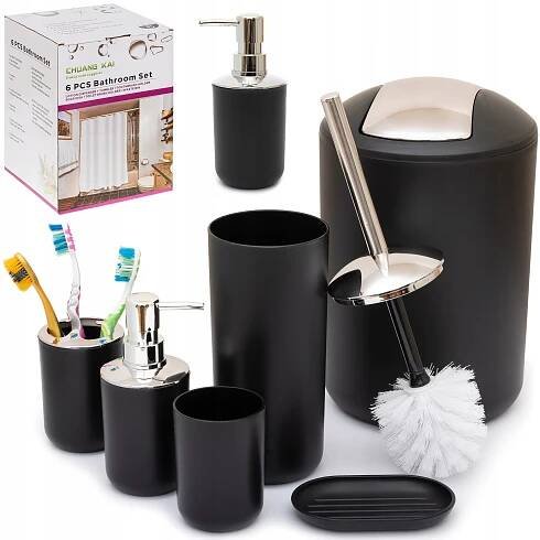 KOUPELNOVÝ SET 6W1 SET KARTÁČ NA WC KOŠ EAN (GTIN) 5904358839266