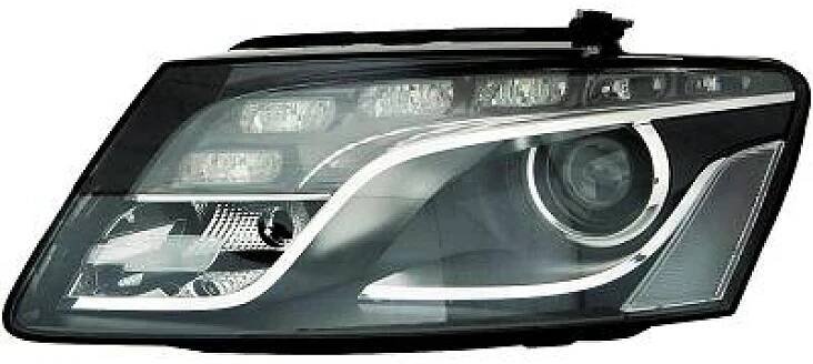 1075085 DIEDERICHS Přední světlo levá, PWY24W, D3S, LED, xenon, černá pro Audi Q5 8R