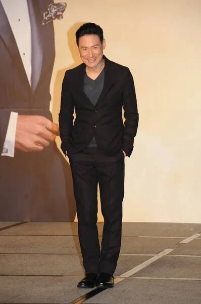 Hongkong zpěvák a herec Jacky Cheung navštěvuje premiéra událost pro jeho nový film "The Man z Macau Iii" v Hongkongu, Číně, 31 ledna 2016. — Stock obrázek