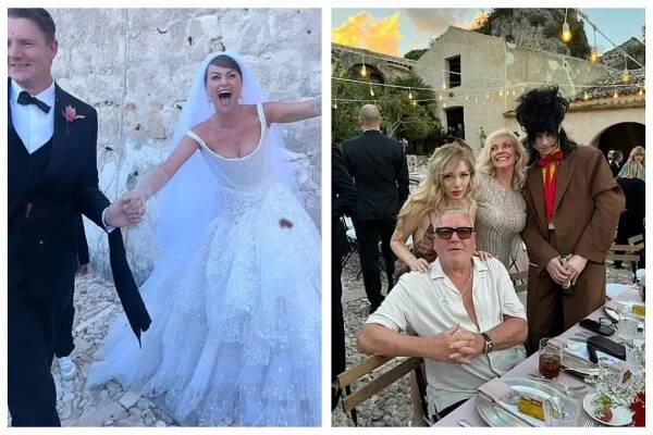 Inside Jaime Winstone’s Sicilian wedding: 12 bridesmaids, celebrity guest list and a shamanic sound healer