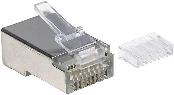 Intellinet 790635 Modulární konektor RJ45 Intellinet 90er-Pack Cat6 STP 2bodový jednovodičový kontakt pro lankový vodič 