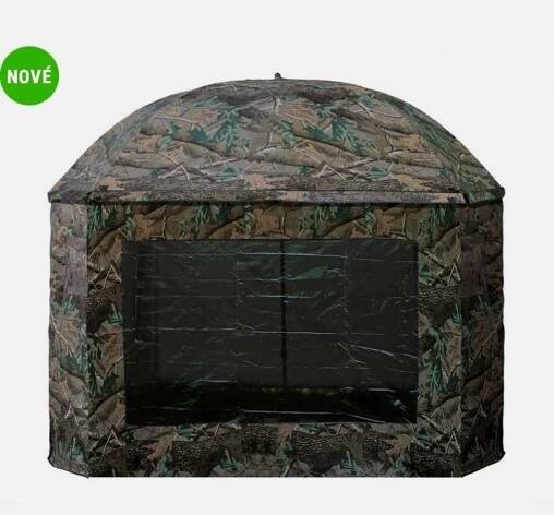 Suretti Deštník s bočnicí Full Cover 2man Camo 3,2m