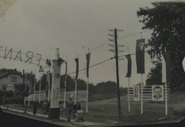 V blízkosti jámy Františka (Hornický den v roce 1951).