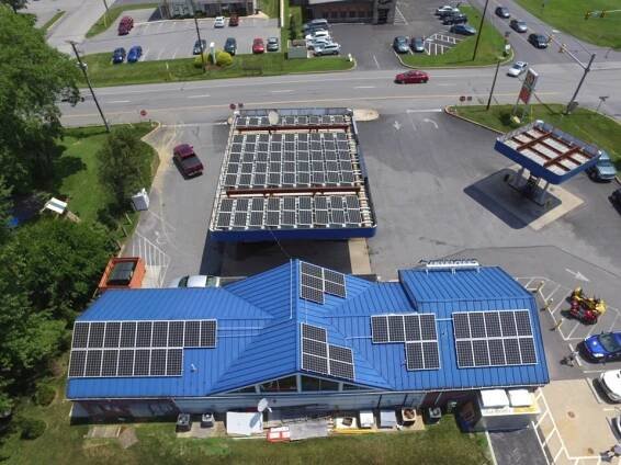 Commercial Solar Installation Gallery | KC Green Energy