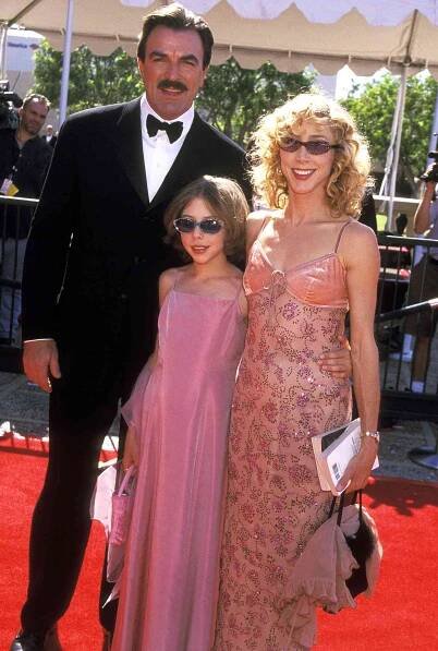 Tom Selleck, Jillie Mack, and daughter Hannah Selleck