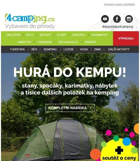 _ Hurá do kempu + soutěž o ceny za 500 000 Kč