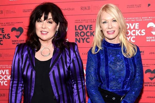 Ann Wilson and Nancy Wilson of the band Heart attend the Third Annual Love Rocks NYC Benefit Concert for God's Love We Deliver on March 07, 2019