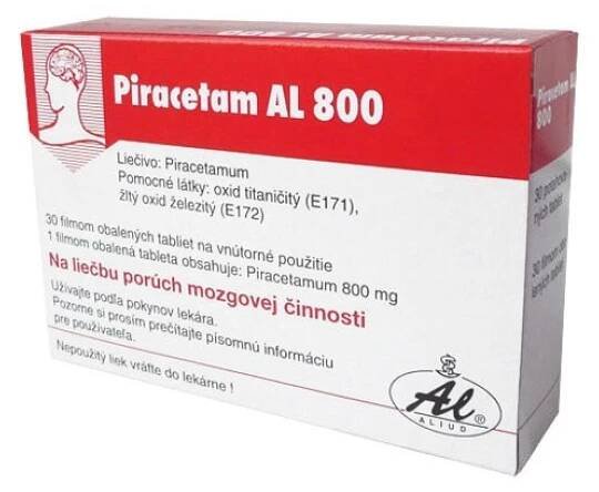 PIRACETAM AL 800 tbl flm 800 mg 50 ks