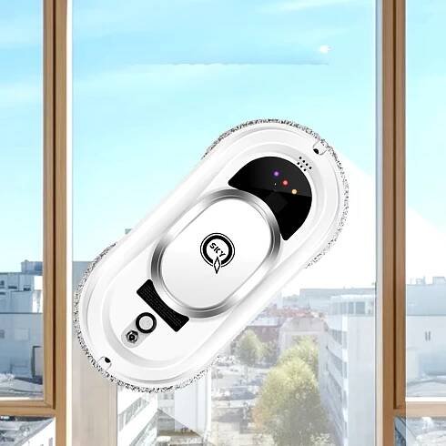 AUTOMATICKÝ INTELIGENTNÍ ROBOT NA MYTÍ OKEN A ZRCADEL, SADA S DÁLKOVÝM OVLÁDÁNÍM Možnosti čištění mopování mytí oken vysávání